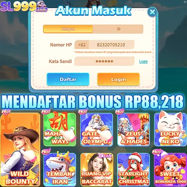 SL999 2026 Slot Gacor RTP Tinggi